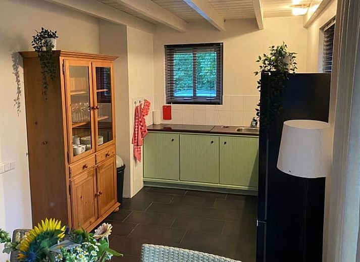 Houtopslag en vuurplaats bij Vakantiehuis in Breda, West Brabant.