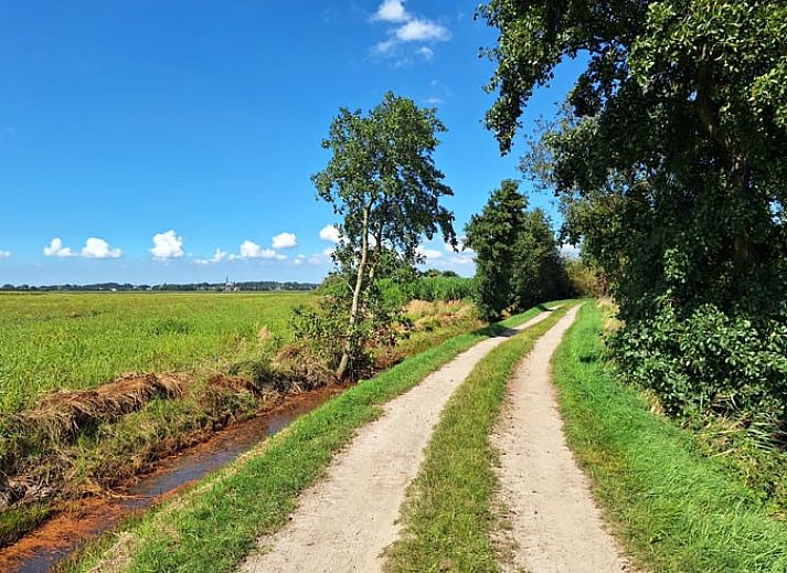 Gezellige woonkamer in Vakantiehuisje in Ossendrecht met antieke meubels.