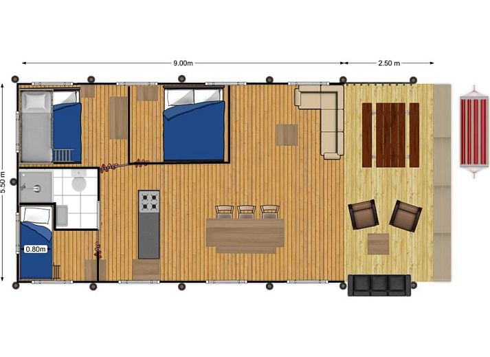 Unterkunft 440922 - Zelthaus West Brabant - De Lodge