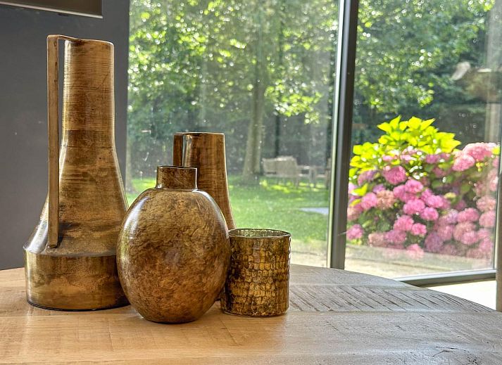 Gemuetliche Terrasse im Ferienhaus De Karkooi in Rijsbergen, Nordbrabant.