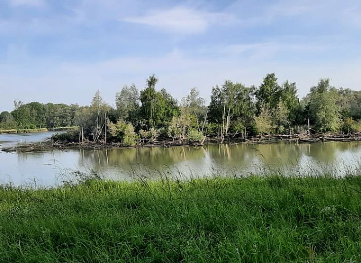 Sign with name Biesbosch Best at Holiday home in Werkendam, West Brabant, North Brabant