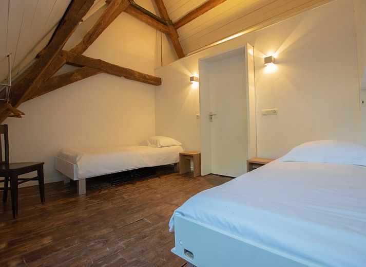 Aerial view of The Hunter and the Gelagrooms, vacation accommodation in green Ulvenhout AC, West Brabant.