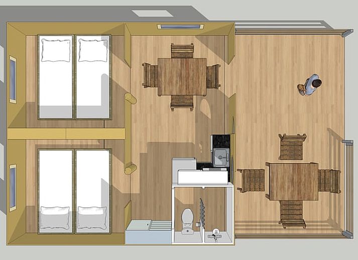 Verblijf 443907 - Vakantiewoning West Brabant - Huisje in Genderen