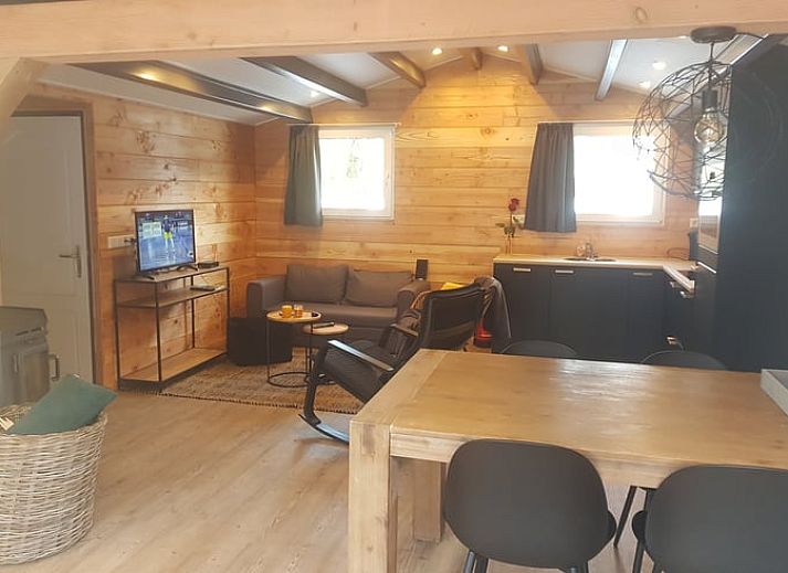 Terrace of Cottage in Schijf, vacation home in North Brabant with comfortable seating.