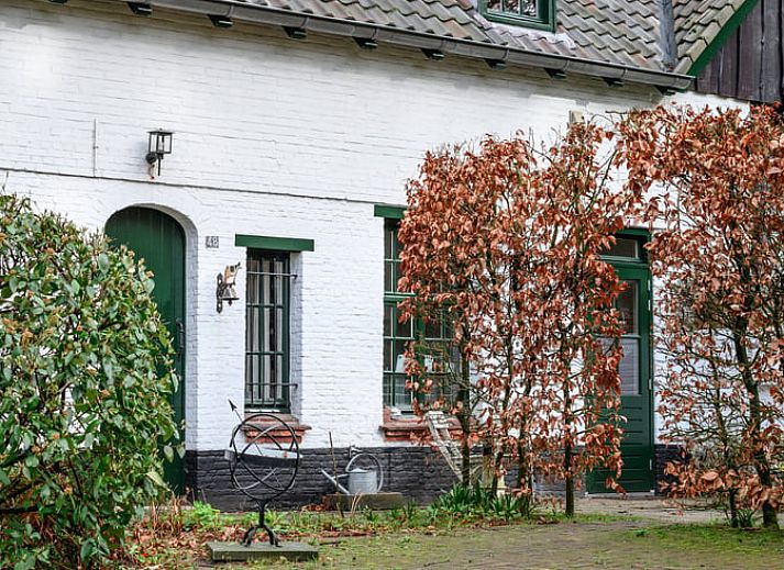 Gezellig terras bij Huisje in Putte, vakantiehuis in West Brabant, Noord Brabant.
