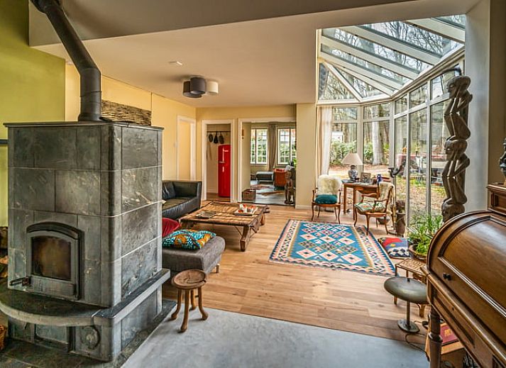 Moderne keuken in Huisje in Putte, vakantiehuis in West Brabant, Noord Brabant.