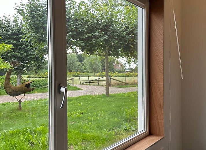 Charmante zijtuin van Vakantiehuis in Herpt, omringd door groen in West Brabant, Noord Brabant.