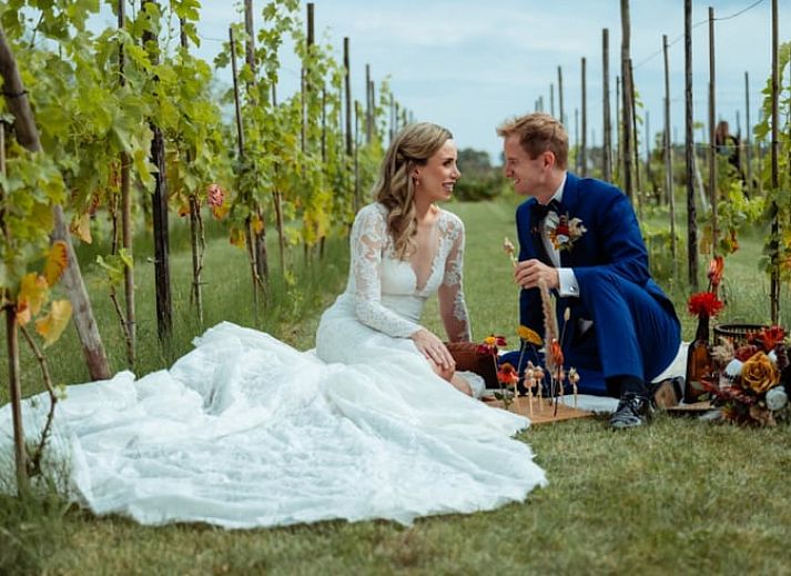 Cozy fire pit in the garden of Holiday Home in Fijnaart, West Brabant.