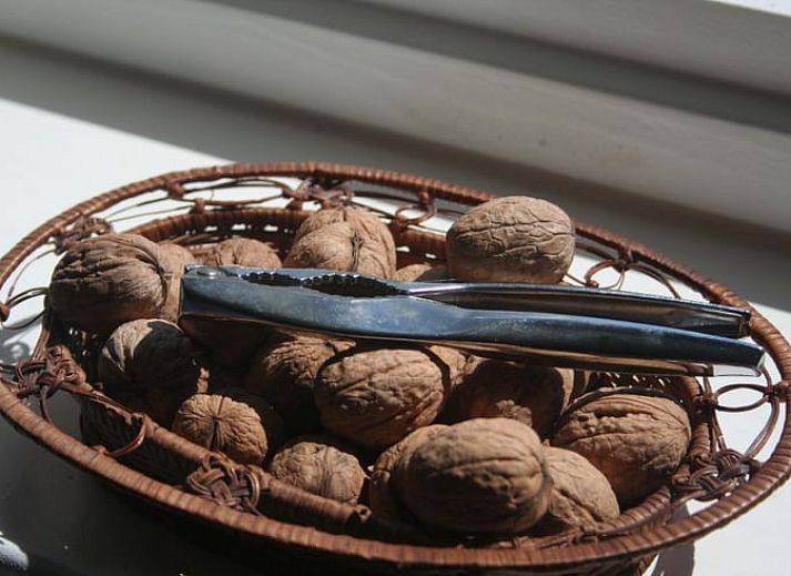 Gasten openen de voordeur van Huisje in Moerstraten, een charmant vakantiehuis in West Brabant, Noord Brabant.