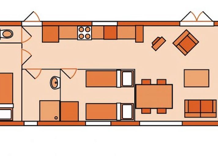 Unterkunft 4503173 - Ferienhaus Noordzeekust - Vrijstaande chalet EM4