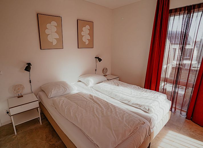 Aussenansicht der Ferienwohnung De Zeeparel in Egmond aan Zee, Nordseekueste, Nordholland.