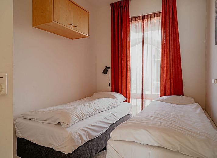 Strandblick vom Apartment De Zeeparel, Egmond aan Zee, Nordseekueste, Nordholland.