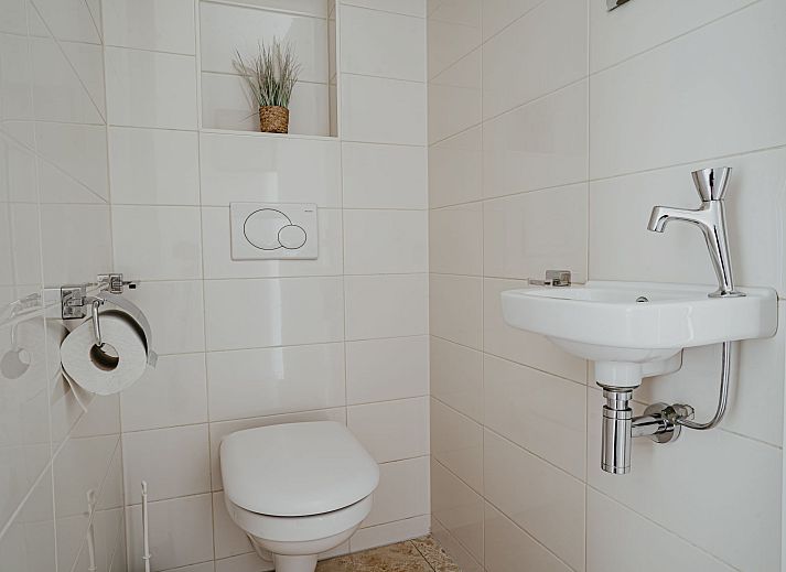 Strandblick vom Apartment De Zeeparel, Egmond aan Zee, Nordseekueste, Nordholland.