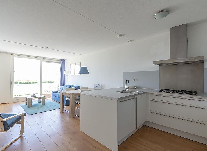 Blick auf die Umgebung der Duinerei A202 Groote Keeten, Ferienunterkunft an der Nordseekueste in Callantsoog, Nordholland.