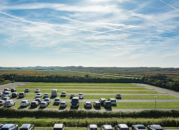 Balkon met uitzicht op de duinen bij Duinerei B301 Groote Keeten, Callantsoog.