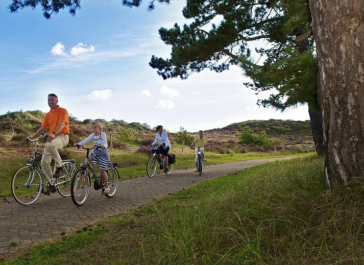 Comfortabele zithoek in Duinerei B301 Groote Keeten, vakantiehuis aan de Noordzeekust.