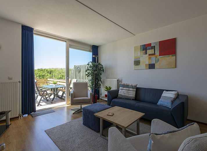 Exterior facade of Duinerei C002 Groote Keeten vacation home in Callantsoog, North Sea coast, North Holland.