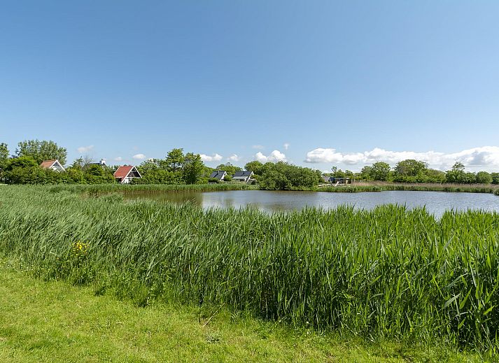 Villa Matisse Groote Keeten Ferienhaus mit gruenem Garten in Callantsoog, Nordseekueste, Nordholland.