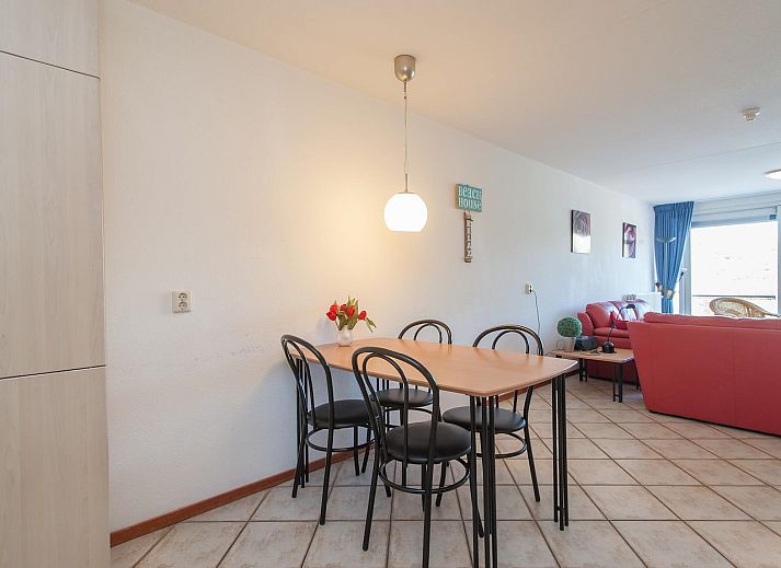 Gemuetliches Wohnzimmer des Ferienhauses Wijde Blick 310 Callantsoog an der Nordseekueste in Nordholland