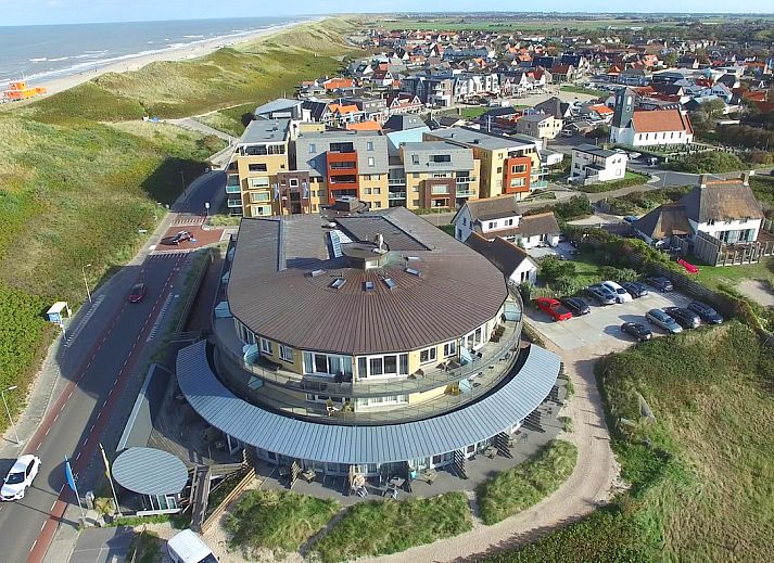 Gemuetliches Wohnzimmer in Wijde Blick 208 Callantsoog, Ferienhaus an der Nordseekueste, Nordholland.