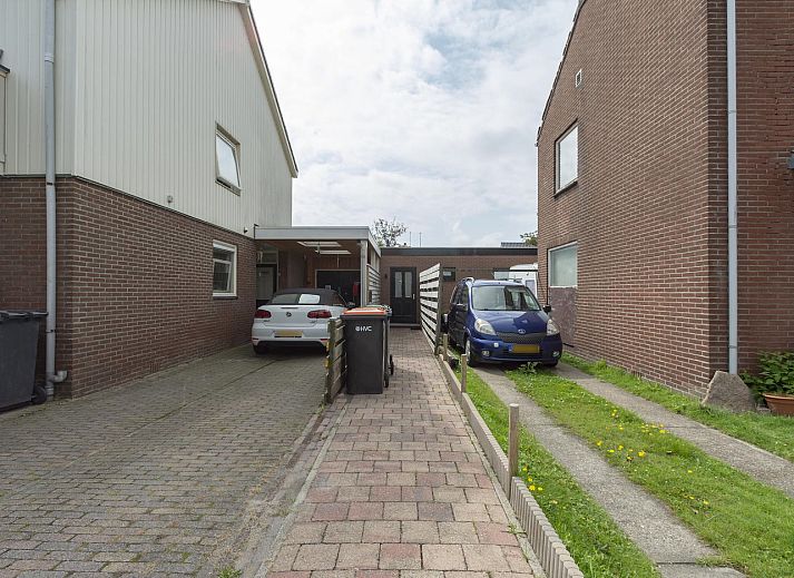 Veranda at Stuijvezandeweg 7Z Callantsoog vacation home on the North Sea coast North Holland.