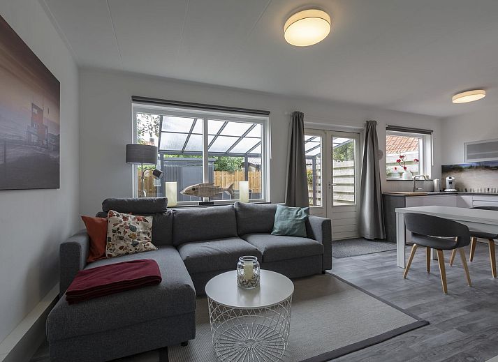 Veranda at Stuijvezandeweg 7Z Callantsoog vacation home on the North Sea coast North Holland.