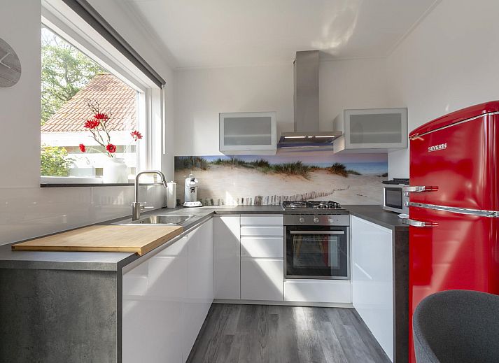 Center of Callantsoog near Stuijvezandeweg 7Z vacation home on the North Sea coast North Holland.