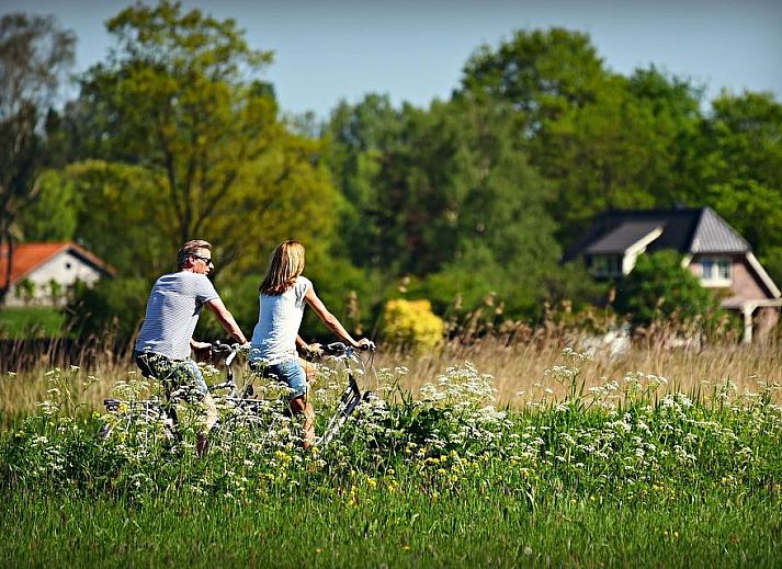 Entrance to Stuijvezandeweg 7Z Callantsoog vacation home on the North Sea coast North Holland.