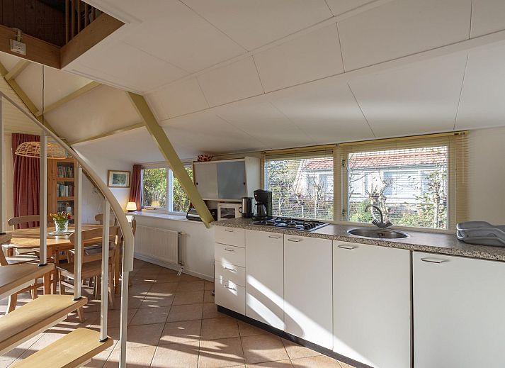 Terras van Sandepark 093 Groote Keeten vakantiehuis in Callantsoog, Noordzeekust, Noord-Holland.