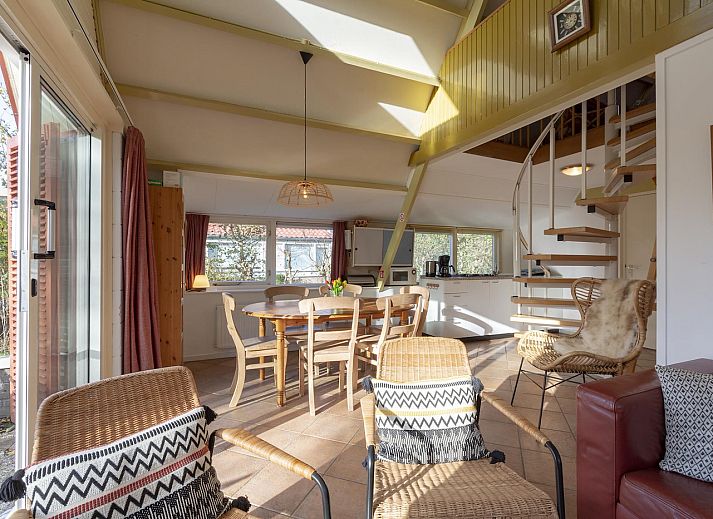 Terras van Sandepark 093 Groote Keeten vakantiehuis in Callantsoog, Noordzeekust, Noord-Holland.