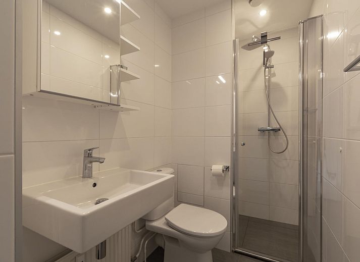 Luftaufnahme von Beach Apartment 36 Callantsoog an der Nordseekueste in Nordholland.