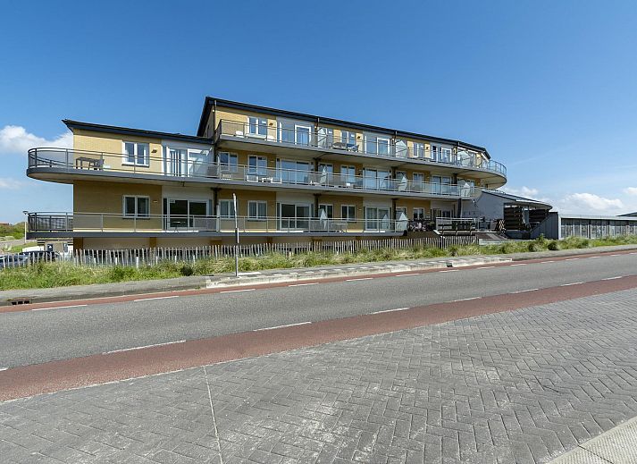 Gezellige woonkamer in Wijde Blick 212 Callantsoog, vakantiehuis aan de Noordzeekust, Noord-Holland.