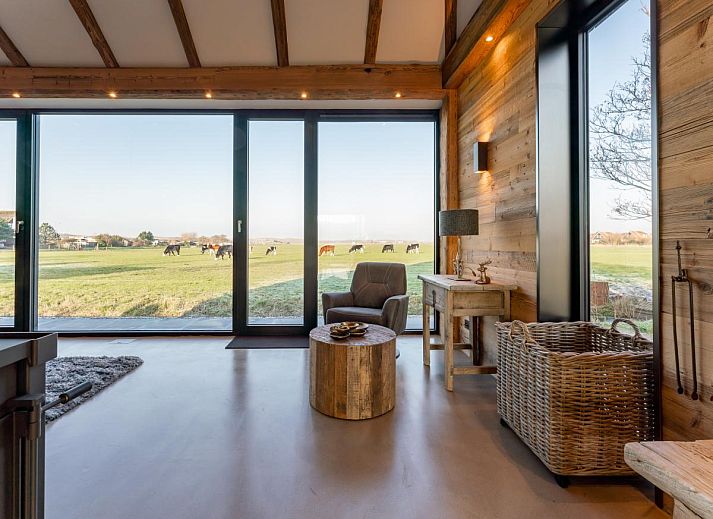 Ruhige Umgebung des Ferienhauses De Bonte Specht in Callantsoog, umgeben von Natur an der Nordseekueste.