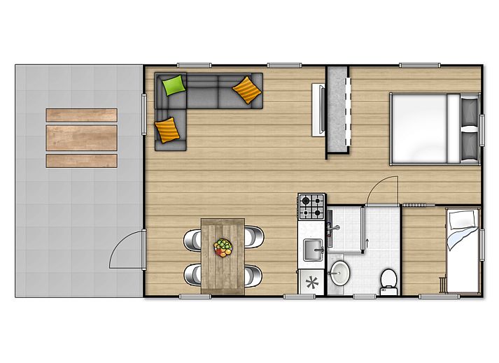 Guest house 4504559 - Tent house Noordzeekust - «Safaritent» 4