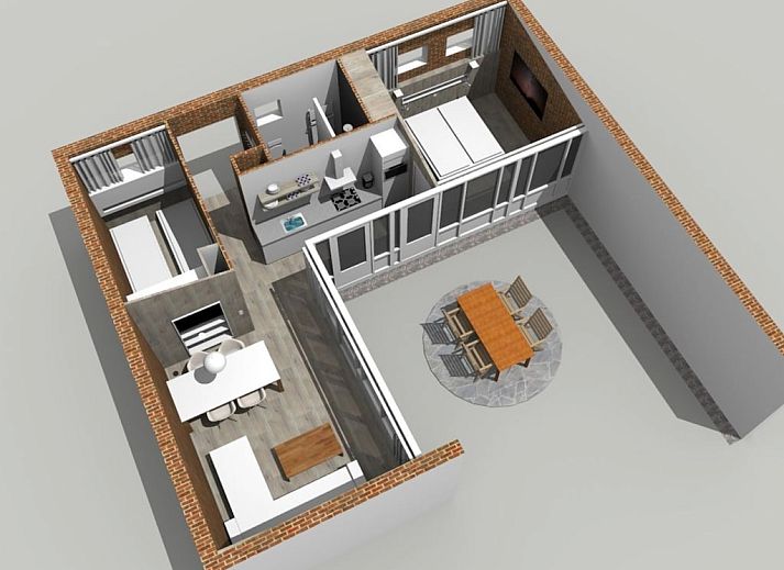 Unterkunft 4506205 - Ferienhaus Noordzeekust - 271375