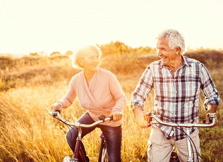 Modern kitchen in Bungalow type D, sleeps 6 in Sint Maartenszee, North Sea coast, North Holland with wooden cabinets.