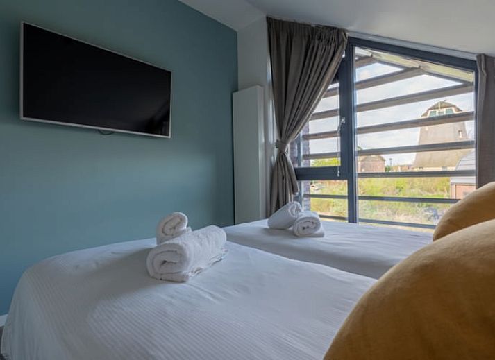 Comfortabele zithoek in Huisje in Egmond aan den Hoef, vakantiehuis in Egmond aan den Hoef, Noord-Holland.