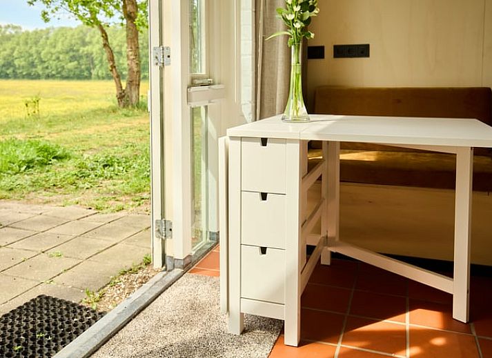 Cozy sitting area in Holiday home in Castricum on the North Sea coast, North Holland.