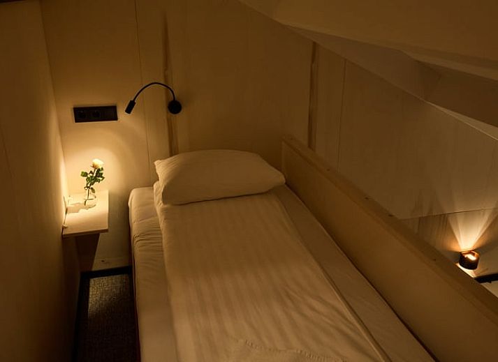 Modern interior of Holiday home in Castricum overlooking garden, North Sea coast, North Holland.