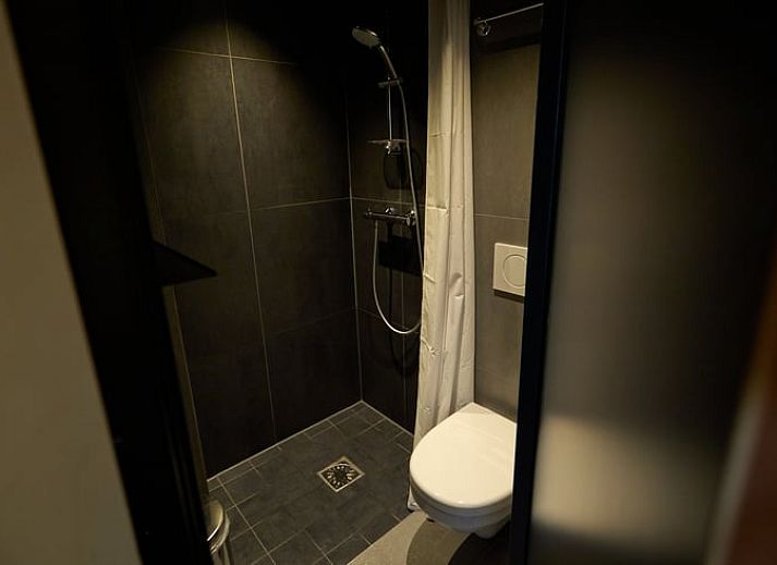 Modern interior of Holiday home in Castricum overlooking garden, North Sea coast, North Holland.