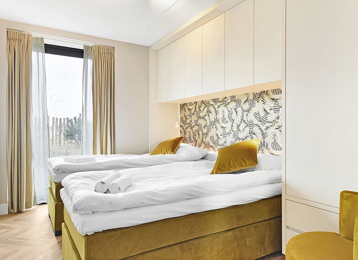 Gezellige zithoek in 4-persoons appartement 4C1, Noordzeekust, Sint Maartensvlotbrug, Noord-Holland.