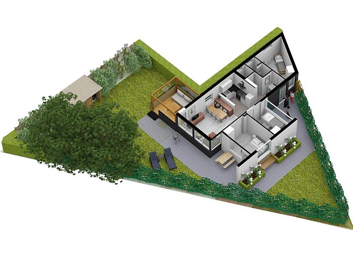 Unterkunft 453722 - Ferienhaus Noordzeekust - Zeewaard 33 Sint Maartenszee