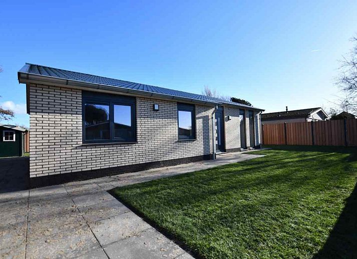 Terrace of vacation home NH114 in Julianadorp aan Zee, North Holland, with modern outdoor space.