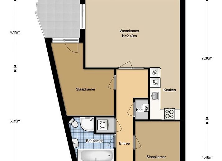 Unterkunft 454045 - Ferienhaus Noordzeekust - Résidence Juliana 40