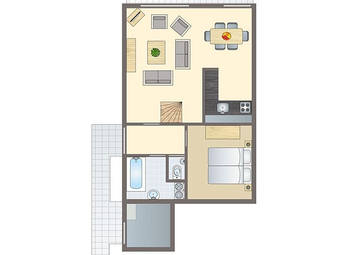 Unterkunft 454053 - Bungalow Noordzeekust - Beach Resort Ooghduyne | 6-persoons villa | 6C1