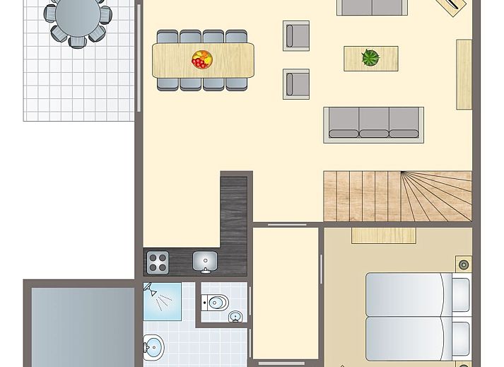 Unterkunft 454078 - Bungalow Noordzeekust - Beach Resort Ooghduyne | 8-persoons villa | 8L1