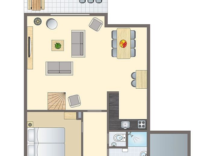 Verblijf 454080 - Bungalow Noordzeekust - Beach Resort Ooghduyne | 6-persoons kindervilla | 6LK