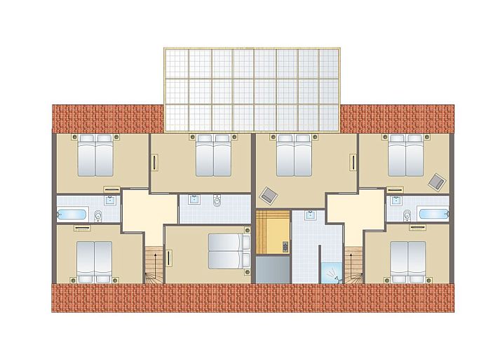 Verblijf 454083 - Bungalow Noordzeekust - Beach Resort Ooghduyne | 22-persoons villa | 22L