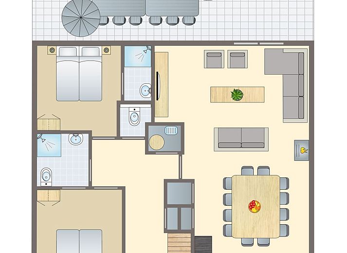 Guest house 454085 - Bungalow Noordzeekust - Beach Resort Ooghduyne | 12-persoons villa | 12C