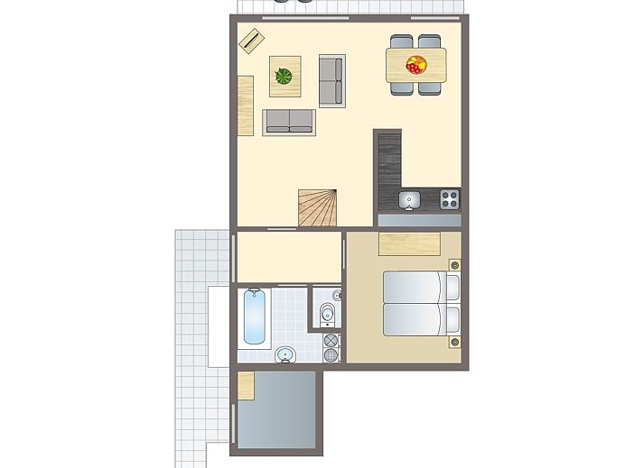 Verblijf 454086 - Bungalow Noordzeekust - Beach Resort Ooghduyne | 4-persoons villa | 4L1